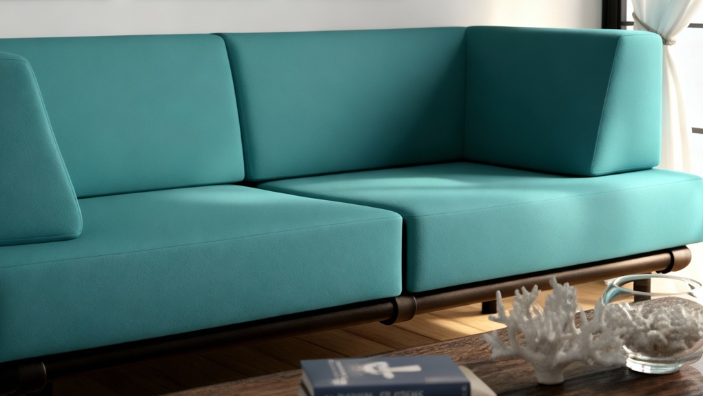 Close-up van de zitting van de Steady industriële zitbank op maat. Het detail toont de strakke afwerking.